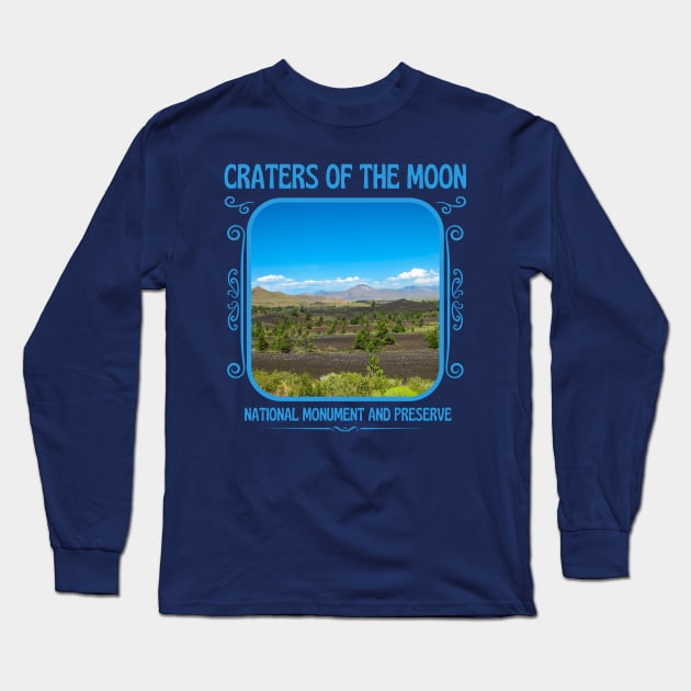 Craters of the Moon National Monument and Preserve Idaho Long Sleeve T-Shirt by soulfulprintss8